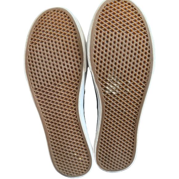 Vans Burgundy Floral Canvas Sneakers Women’s Size 6.5 - Picture 5 of 6